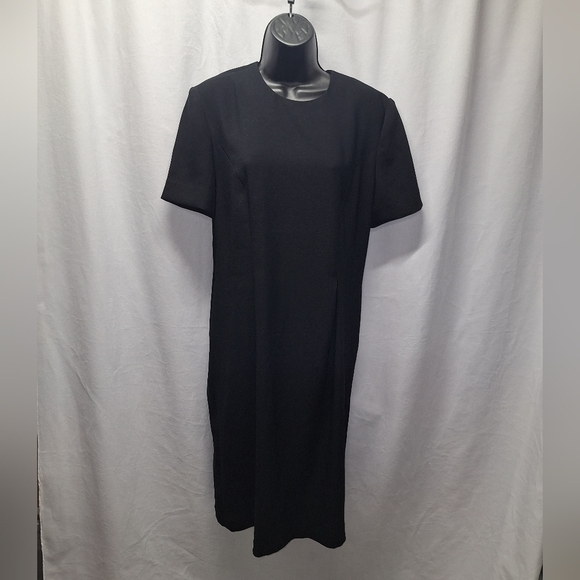 Leslie fay black dress size 8 - Picture 1 of 5